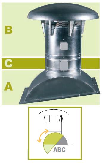 VENTILATOR PENTRU ACOPERIS INCLINAT(unghi reglabil) MUTE 740-6/8 ― Ventilatoare Store - Magazin Online